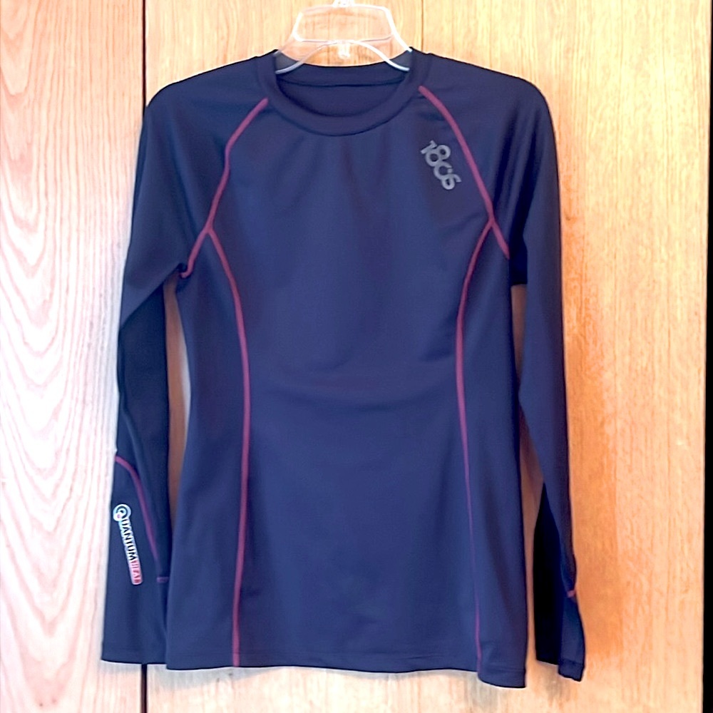 180s Quantum Heat SMALL sport top pullover running athletic workout fitted EUC